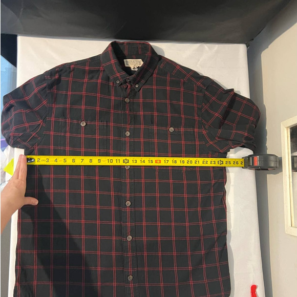DULUTH TRADING Men Flannel Long Sleeve Button Front 100% Cotton Size Large Shirt - Picture 5 of 7
